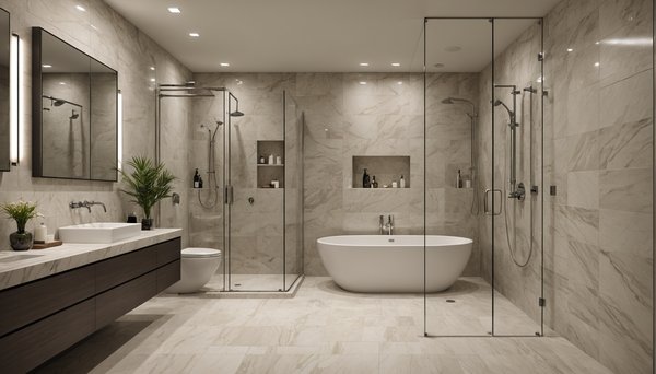 Carrelage haut de gamme pour salle de bain moderne